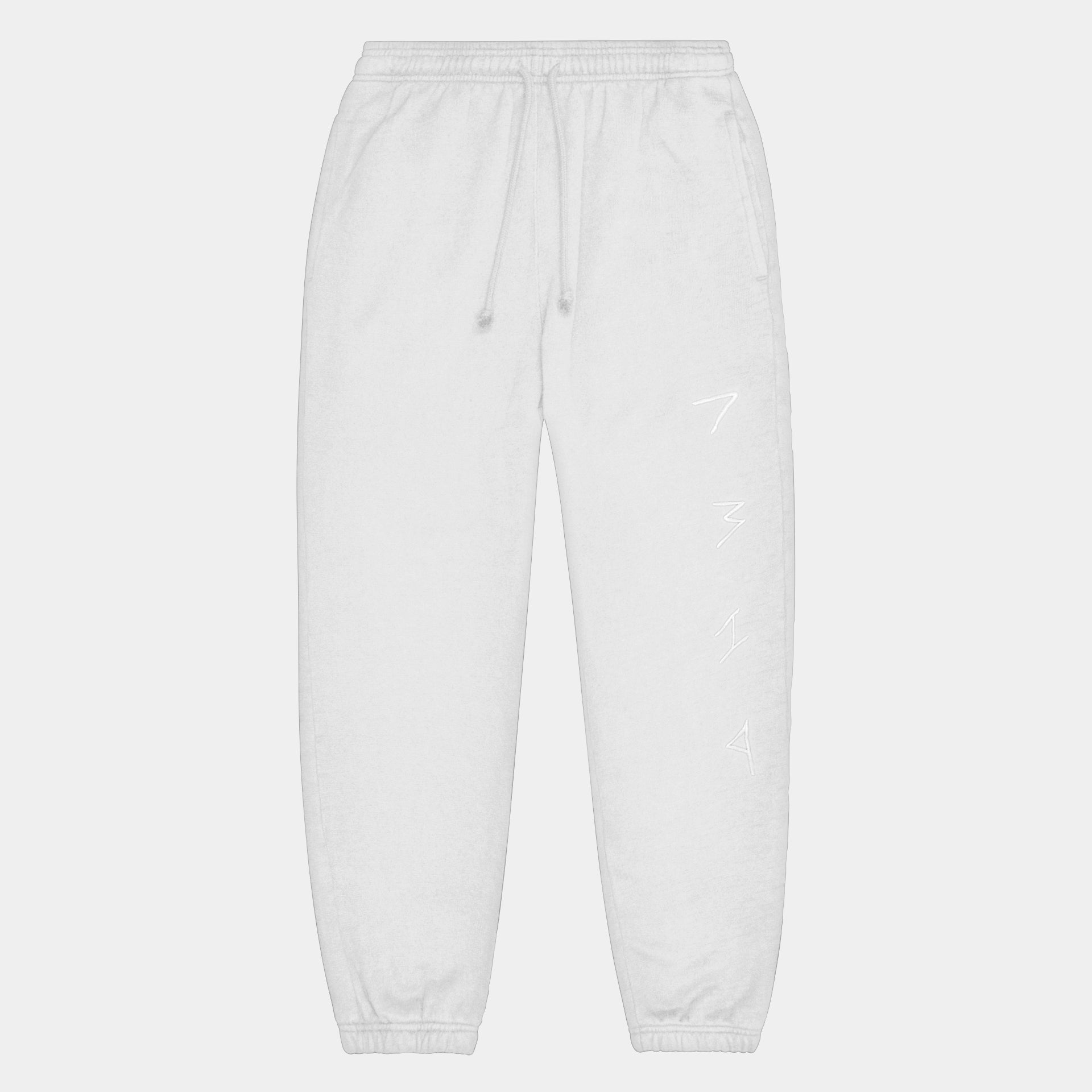 Cotton Sweat Pants CUFFED AT ANKLE Unisex Cotton Sweat Pants by